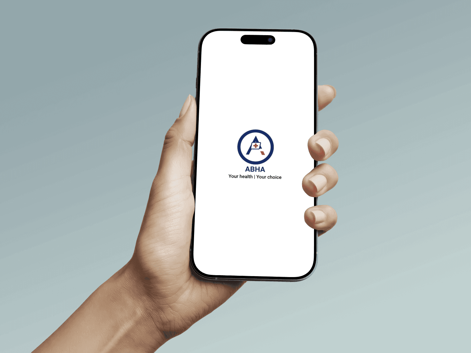 ABHA app mockup