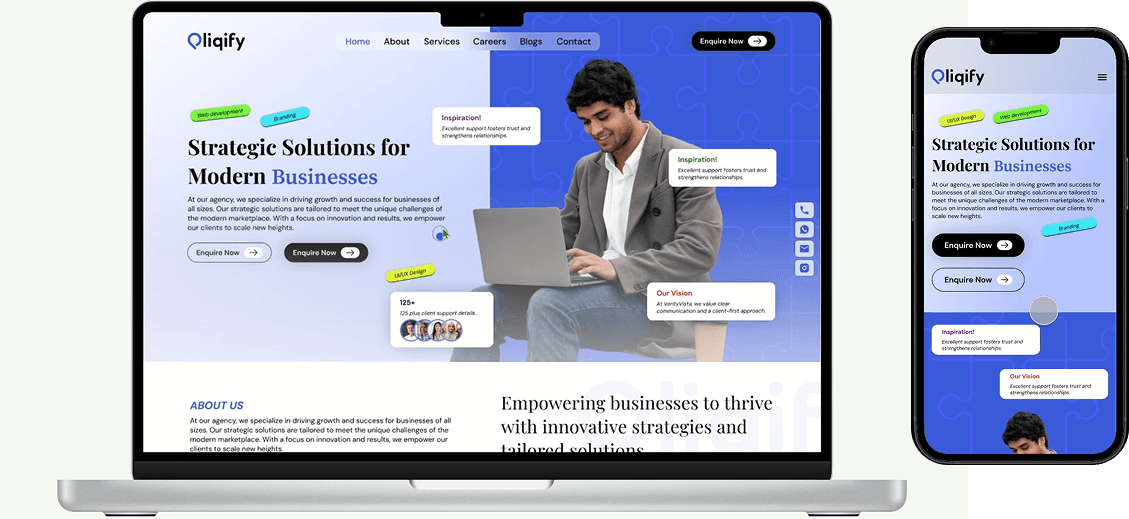 qliqify landing page
